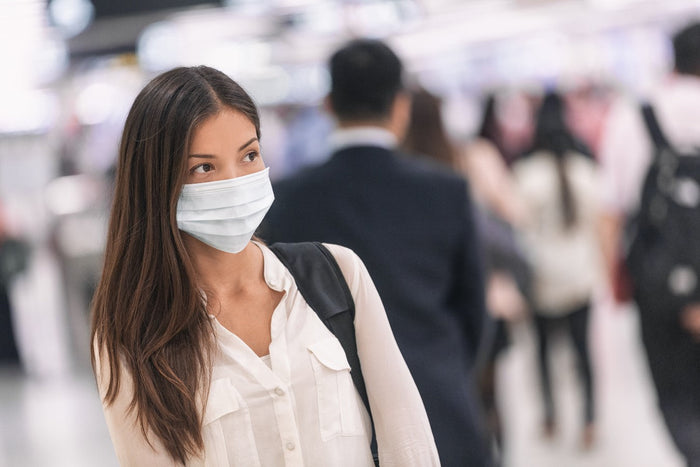 girl with mask