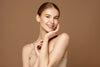 Woman with glowing skin