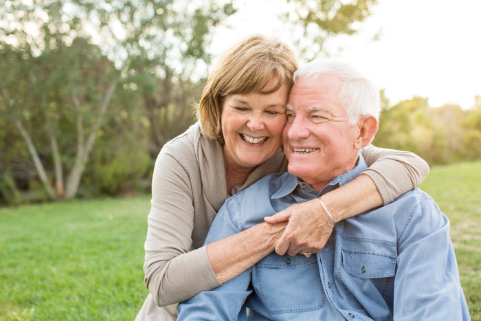 elderly couple